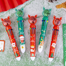 Load image into Gallery viewer, Cute Christmas Glitter Ballpoint Pens
