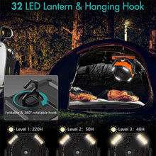 Load image into Gallery viewer, Camping LED Fan with Light