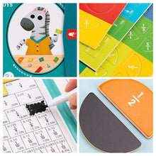 Load image into Gallery viewer, Montessori Educational Book Fraction Graph For Children