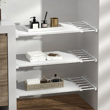 Load image into Gallery viewer, Expandable cabinet clamping shelving storage rack