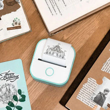 Load image into Gallery viewer, Mini Portable Bluetooth Printer