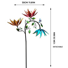Load image into Gallery viewer, Beautiful Summer Multi Colored Flowers Wind Spinner
