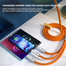 Load image into Gallery viewer, 120W 3 in 1 Rotating Elbow Fast Charging Data Cable