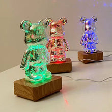 Load image into Gallery viewer, 3D Fireworks Bear Lights