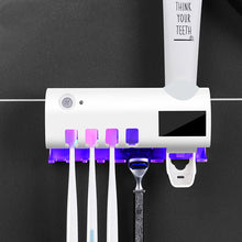 Load image into Gallery viewer, Smart UV Sterilizing Toothbrush Holder