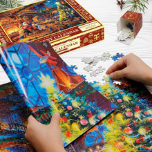 Load image into Gallery viewer, Advent Calendar 2024 Christmas Jigsaw Puzzles