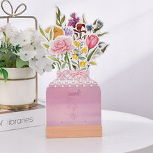 Load image into Gallery viewer, 2025 Bloomy Flowers Desk Calendar