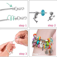 Load image into Gallery viewer, Girls Charm Bracelet Making Kit