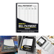 Load image into Gallery viewer, Bill Tracker Notebook