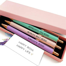 Load image into Gallery viewer, Fancy Pen Set - Thank You Gift