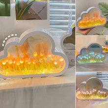 Load image into Gallery viewer, DIY set with tulip mirror and night light