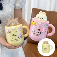 Load image into Gallery viewer, Bear Doll Insulated Water Cup