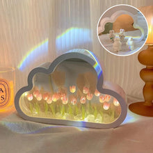 Load image into Gallery viewer, DIY set with tulip mirror and night light