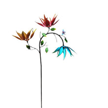 Load image into Gallery viewer, Beautiful Summer Multi Colored Flowers Wind Spinner