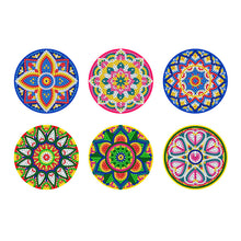 Load image into Gallery viewer, Mandala Diamond Painting Coasters Kits