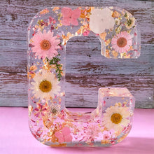 Load image into Gallery viewer, Dried Flower Letters Night Light