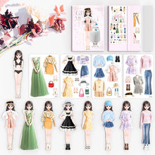 Load image into Gallery viewer, 👗Magnetic Princess Dress Up Paper Doll👸
