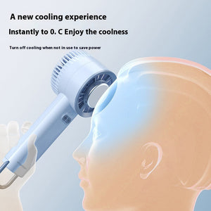 2024 Summer Gadget Handheld Turbo Jet Fan Mini Portable Ice Cold Fan