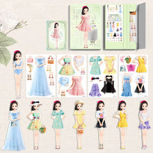 Load image into Gallery viewer, 👗Magnetic Princess Dress Up Paper Doll👸