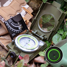 Load image into Gallery viewer, Military Grade Lensatic Sighting Compass