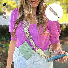 Load image into Gallery viewer, Phone Strap with Zippered Pouch