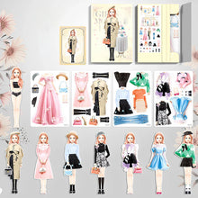 Load image into Gallery viewer, 👗Magnetic Princess Dress Up Paper Doll👸