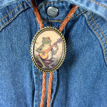 Load image into Gallery viewer, Banjo Frog Bolo Tie