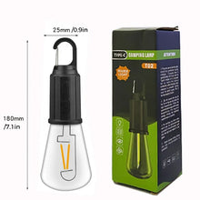 Load image into Gallery viewer, 2024 New Outdoor Camping Hanging Type-C Charging Retro Bulb Light