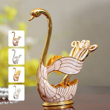 Load image into Gallery viewer, Home Decoration Swan Dessert Spoon/Fork Tableware Set