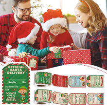 Load image into Gallery viewer, Santa Claus Stickers Roll