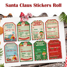 Load image into Gallery viewer, Santa Claus Stickers Roll