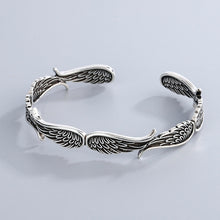Load image into Gallery viewer, Angel Wings Vintage Style Sterling Bracelet
