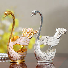 Load image into Gallery viewer, Home Decoration Swan Dessert Spoon/Fork Tableware Set