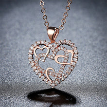 Load image into Gallery viewer, Interlocking Hearts Necklace