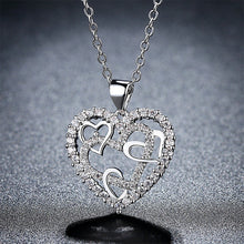 Load image into Gallery viewer, Interlocking Hearts Necklace