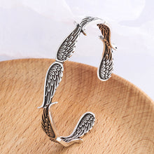 Load image into Gallery viewer, Angel Wings Vintage Style Sterling Bracelet