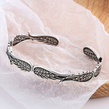 Load image into Gallery viewer, Angel Wings Vintage Style Sterling Bracelet
