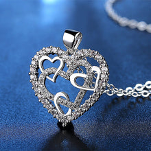 Load image into Gallery viewer, Interlocking Hearts Necklace