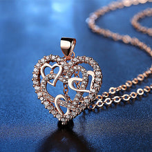 Load image into Gallery viewer, Interlocking Hearts Necklace