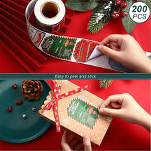 Load image into Gallery viewer, Santa Claus Stickers Roll
