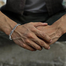 Load image into Gallery viewer, Angel Wings Vintage Style Sterling Bracelet