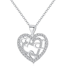 Load image into Gallery viewer, Interlocking Hearts Necklace
