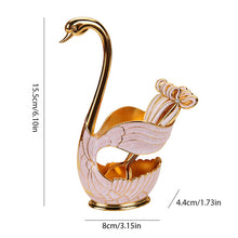 Load image into Gallery viewer, Home Decoration Swan Dessert Spoon/Fork Tableware Set