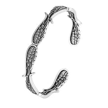 Load image into Gallery viewer, Angel Wings Vintage Style Sterling Bracelet