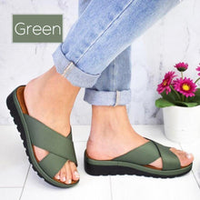 Load image into Gallery viewer, Summer Comfy Plain Peep Toe Casual Slippers