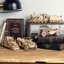 Load image into Gallery viewer, Super Wooden Mechanical Model Puzzle Set