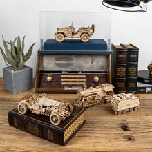 Load image into Gallery viewer, Super Wooden Mechanical Model Puzzle Set