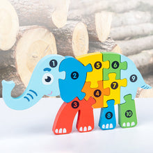 Load image into Gallery viewer, Children's Educational 3D Wooden Puzzle