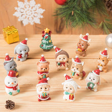 Load image into Gallery viewer, Handmade Animal Santa Ornaments