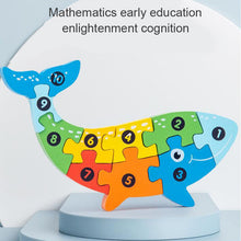 Load image into Gallery viewer, Children's Educational 3D Wooden Puzzle